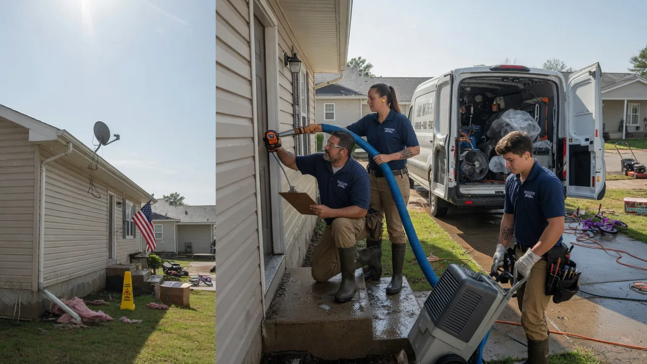 Ceiling Water Damage Restoration in New Deal, TX near me